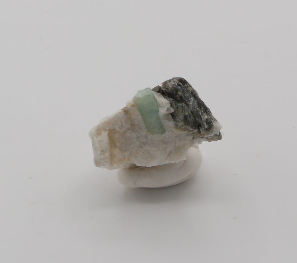 Aquamarine with Mica and Feldspar