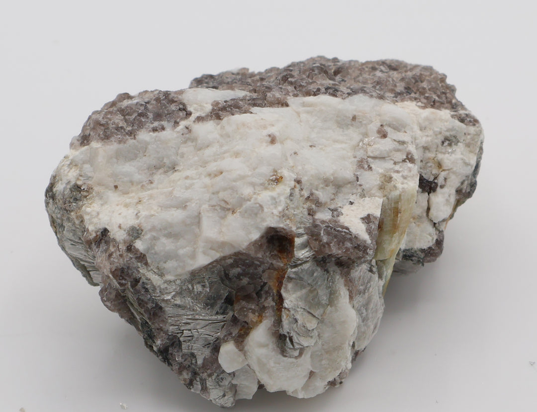 Bi-Colour Beryl and Heliodor on Mica, Smoky Quartz and Feldspar