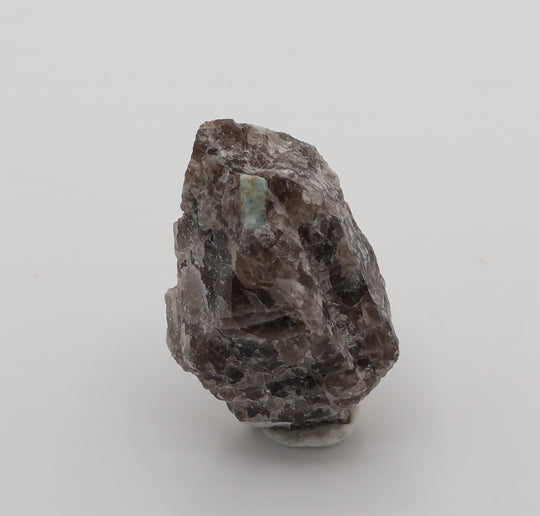 Aquamarine on Smoky Quartz